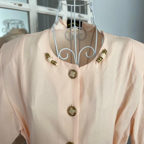 Vintage Power Shoulders Dress 👗 1960s - Picture 5 of 11